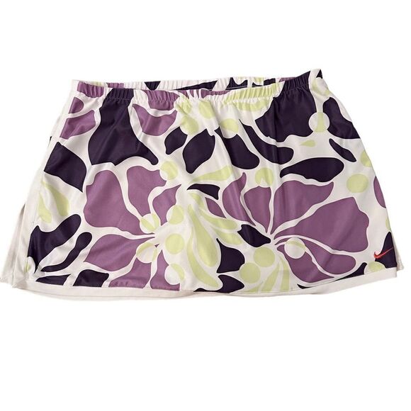 Nike ~Womens Drifit active skort ~ size XL  16/18 ~ side slit ~ interior shorts - Picture 1 of 10